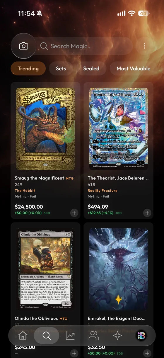 Magic: The Gathering trending cards