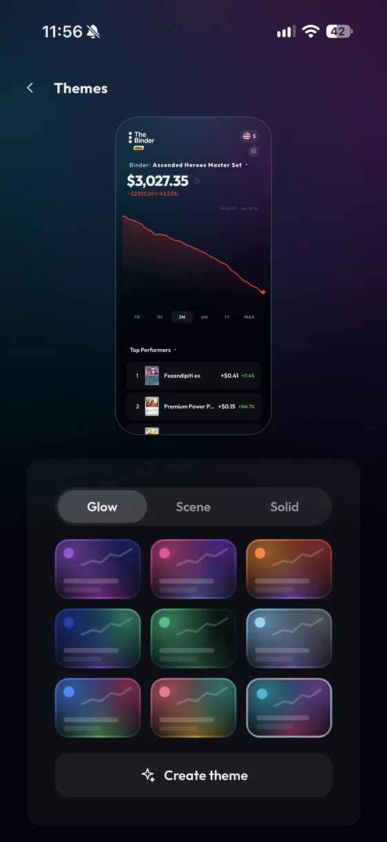 Glow themes